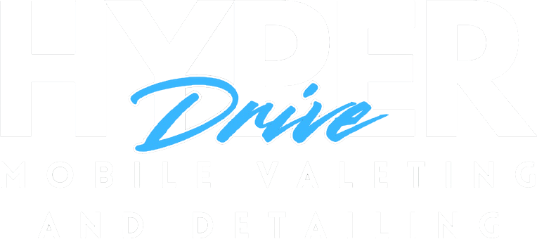 Hyper Drive Mobile Valeting and Detailing logo white text